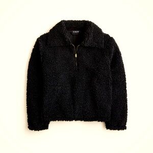 J. Crew Black Teddy Jacket